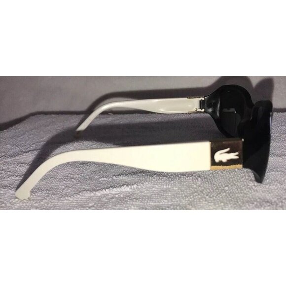 Lacoste L505S Brown/Cream Cold Insert Full Rim Square Sunglasses Silver Accent main image 4